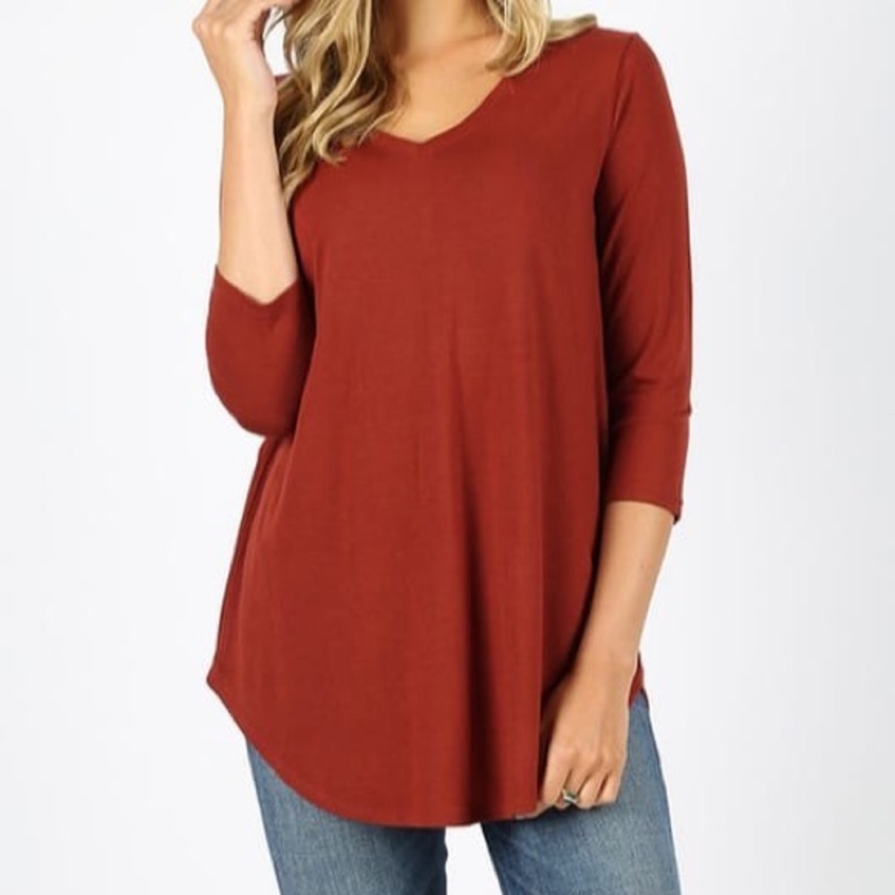 3/4 sleeve top
